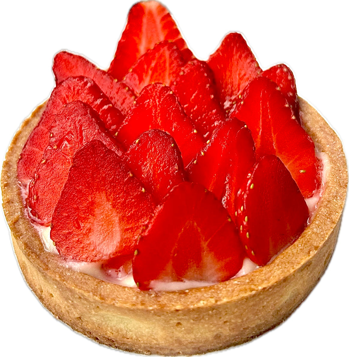 tartaleta con crema pastelera y fresas frescas de temporada - Famatina